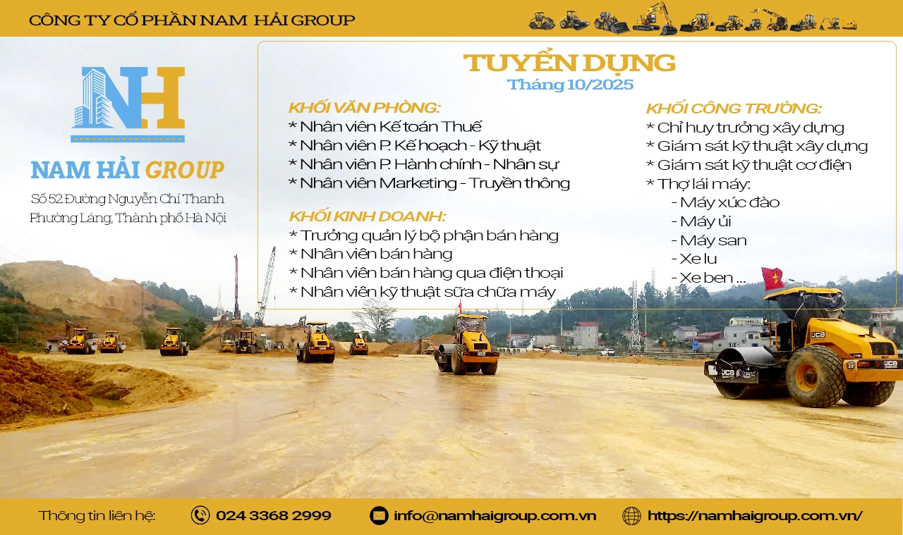 TUYỂN DỤNG THÁNG 10/2025 - TÌM KIẾM TÀI NĂNG